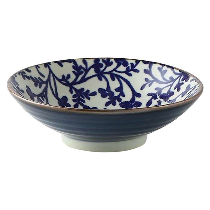 Underglaze Ceramic Bowl Home Large Noodle Bowl Soup Bowl Vine-style