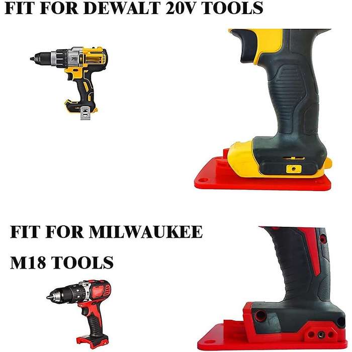 10packs Tool Holders for Dewalt 20v Drill Mount for Mk M18 Tools
