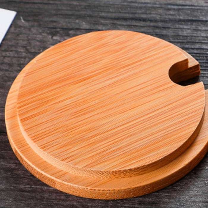 Condiment Jars with Bamboo Spoon and Lids Seasoning Container Box Set