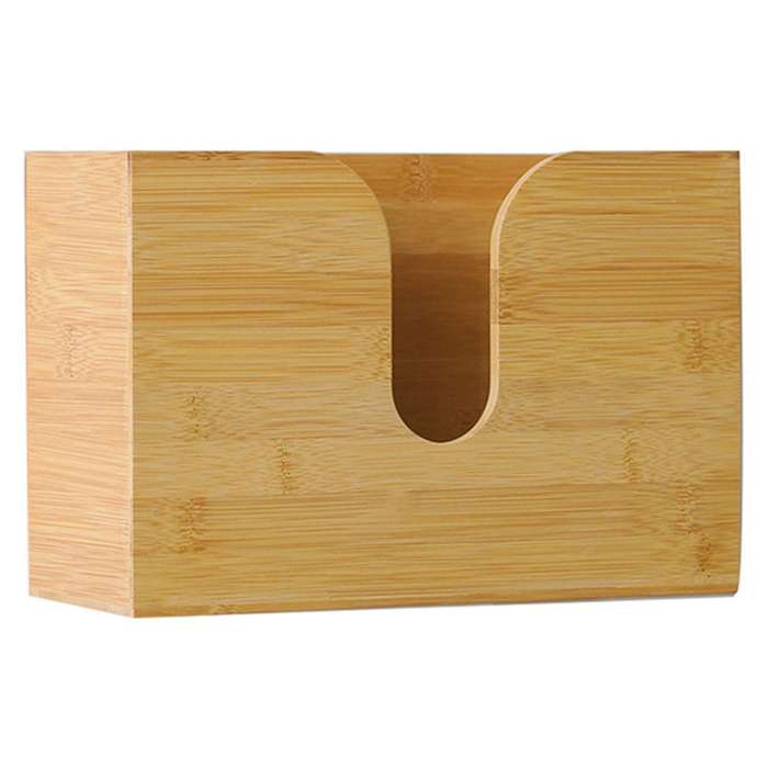 Bamboo Hanging Tissue Box Household Living Room Bathroom Wall Hanging