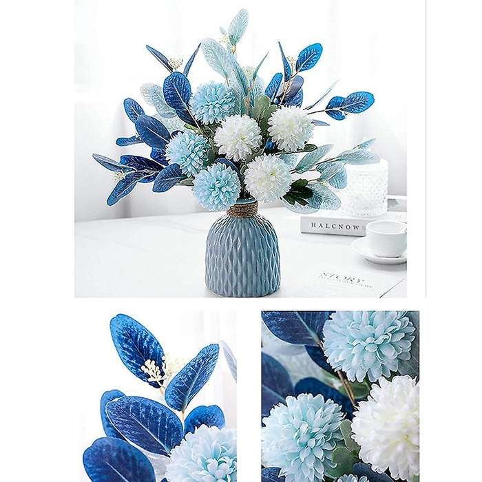 Artificial Flower &vase Fake Hydrangea , for Home Office Party Decor
