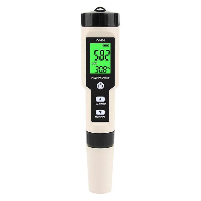 4 In 1 Yy-400 Ph/orp/h2&tem Meter Digital Tester, Backlight