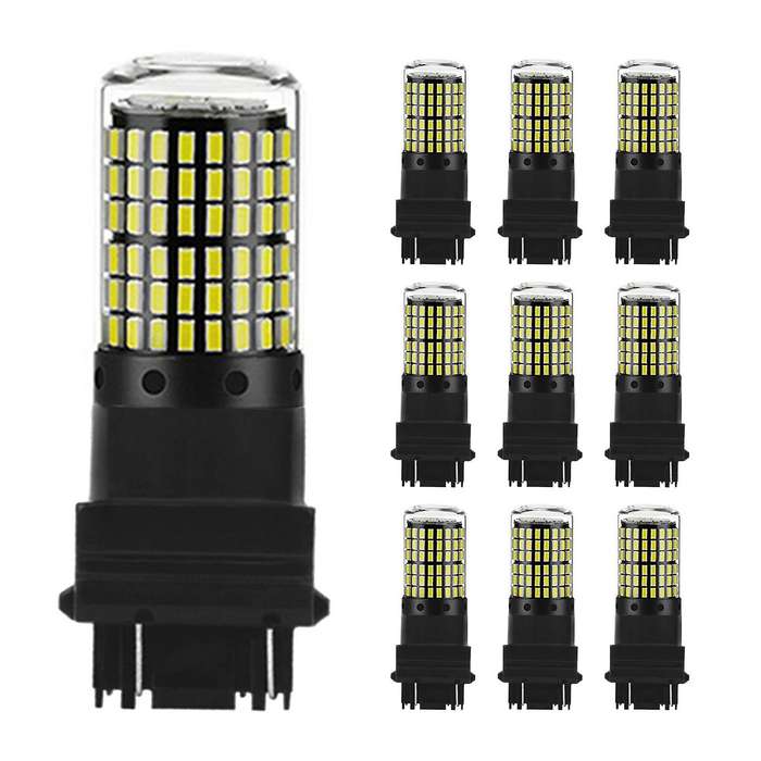 10pcs Led Bulbs 3157 P27-7w T25 Led Canbus Lamp