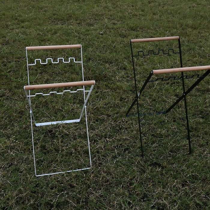 Garbage Storage Rack Outdoor Picnic Garbage Rack Garbage Rack, B
