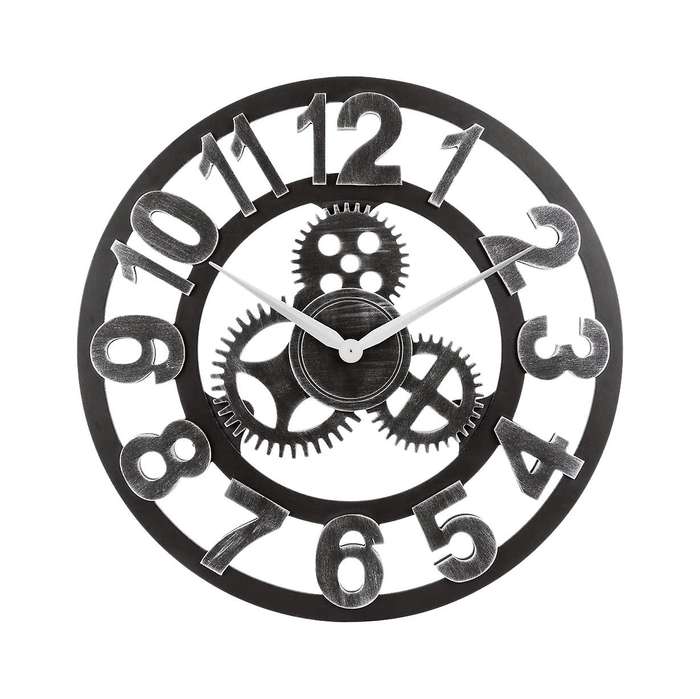15.75 Inch 3d Wall Clock with Gear Decorative for House Warming Gift