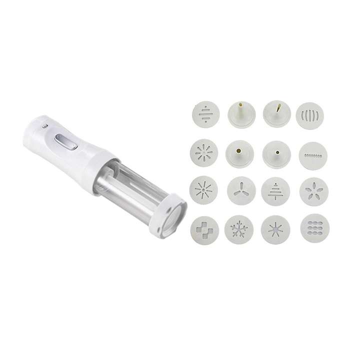 1 Set Electric Cookie Press Churros Maker Tips for Cake Diy Tools A