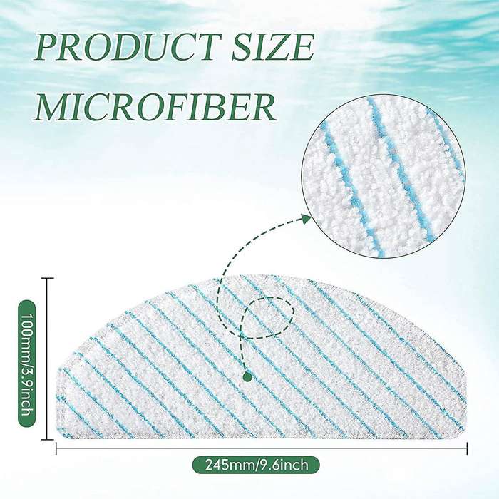 100 Pcs Mop Pads for Ecovacs T9 T9+ T8 T8+ T8 Aivi N8 N8 Pro Robot