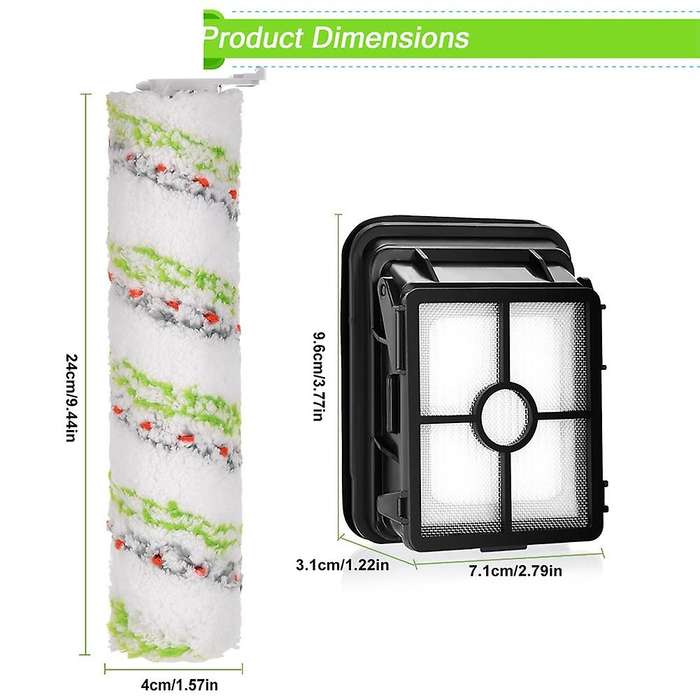 Replacement Roller Brush Hepa Filters Compatible for Bissell