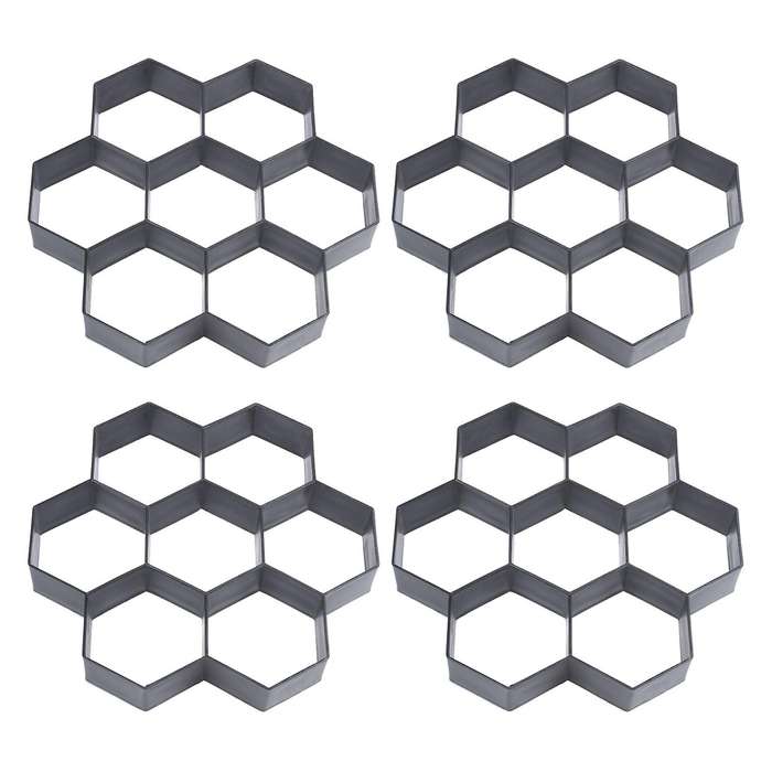 Stepping Concrete Paver Mold Mold Garden Paving Stone Molds 30x30cm