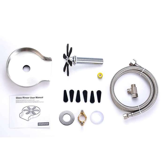 Kitchen Sink Metal Glass Washer, Cup Cleaner, Faucet Glass Washer