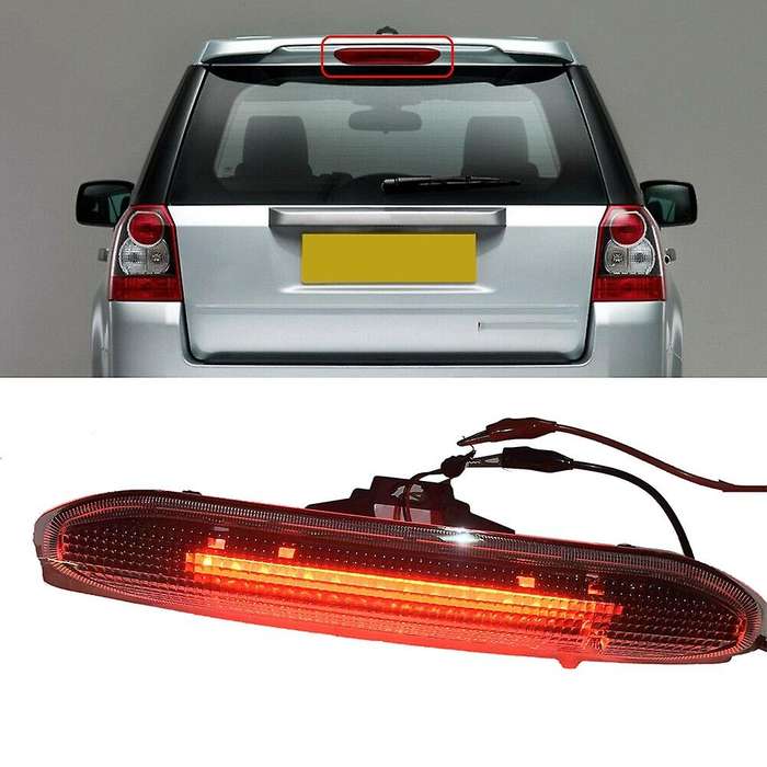 Led Rear High Lever Third 3rd Brake Light Lamp Transparent