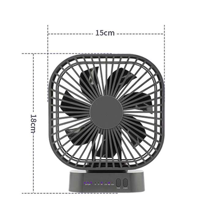 Mini 5.5 Inch Handheld Usb Fan Timed Rechargeable Fan Portable