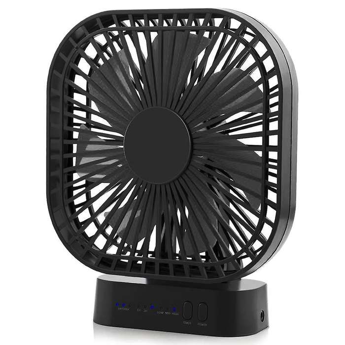 Mini 5.5 Inch Handheld Usb Fan Timed Rechargeable Fan Portable