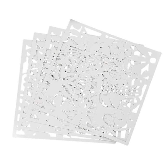 12pcs Paravent De Salon Ecran Accroche De Rideau Diviseur Mur Blanc