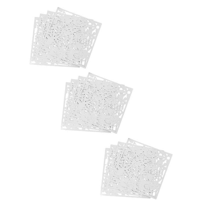 12pcs Paravent De Salon Ecran Accroche De Rideau Diviseur Mur Blanc