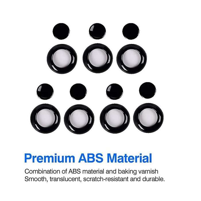 Car Seat Headrest Adjustment Button Cover Trim Sticker,b