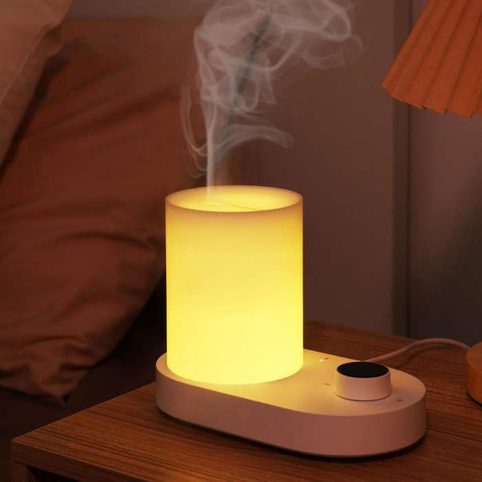 Aroma Essential Oil Diffuser Spray Warm Night Light Fragrance