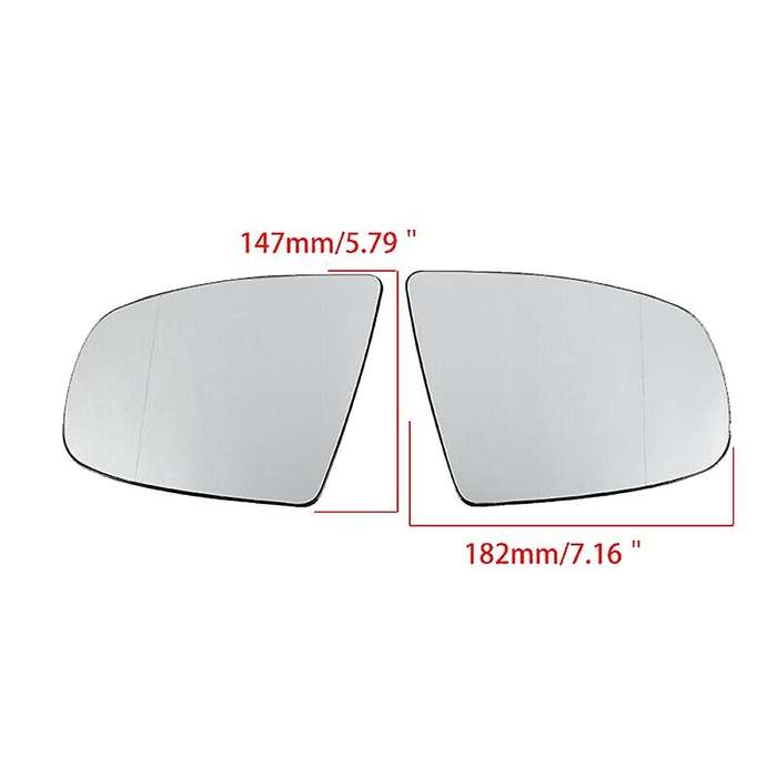 Right Side Mirror Glass for Bmw X5 E70 2007-2013 X6 E71 E72 2008-2014