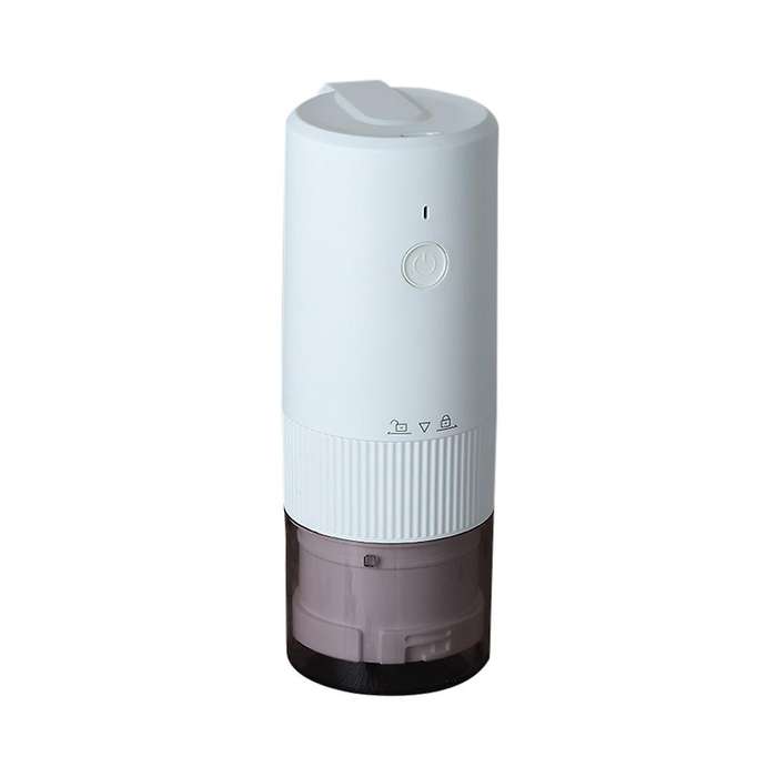 Electric Burr Coffee Grinder Portable Coffee Beans Burr Grinder White