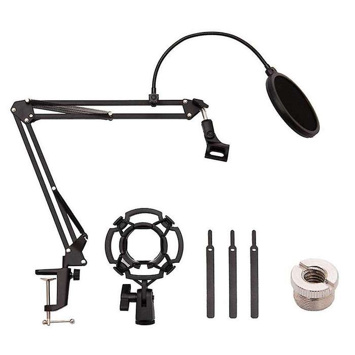 Microphone Stand,for Blue Yeti and Blue Yeti Pro with Mic Windscreen