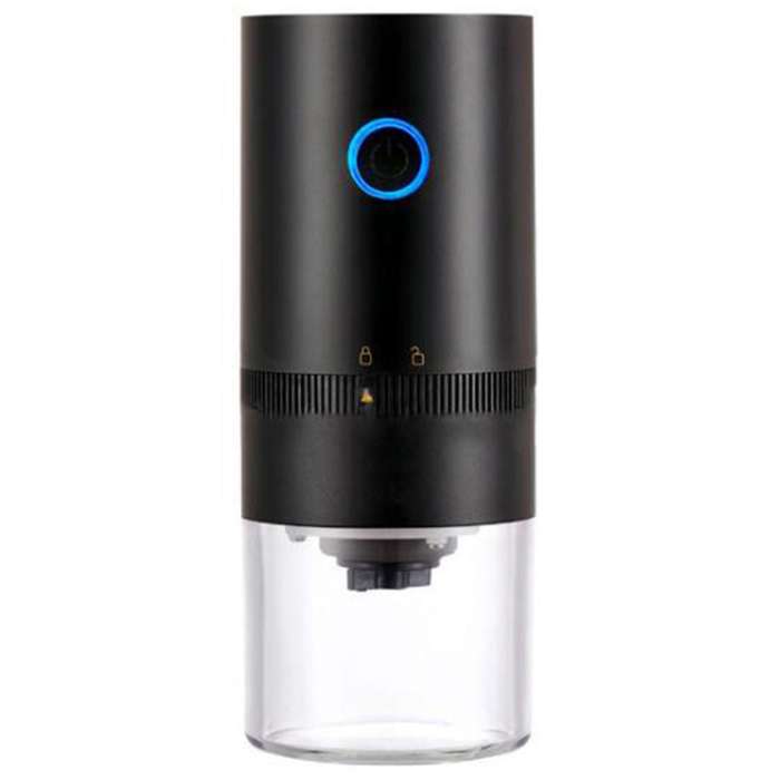 Usb Rechargeable Coffee Grinder Professional Coffee Bean Mill Black