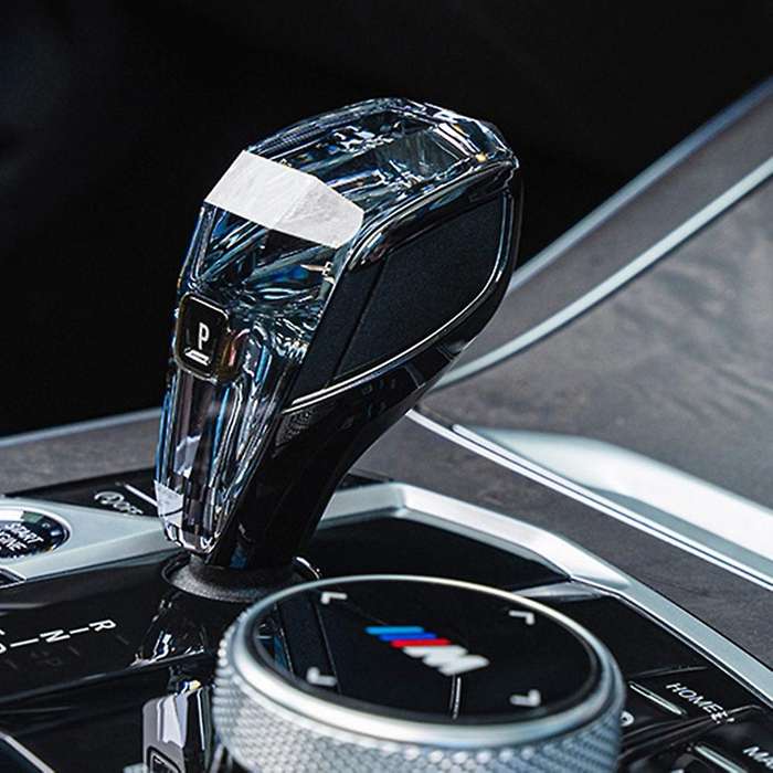 Car Gear Head Knob Shift Cover Trim For-bmw G20 G28 G22 Blue