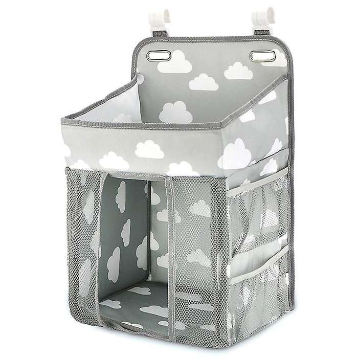 Hanging Diaper Caddy Organizer- Diaper Stacker for Changing Table