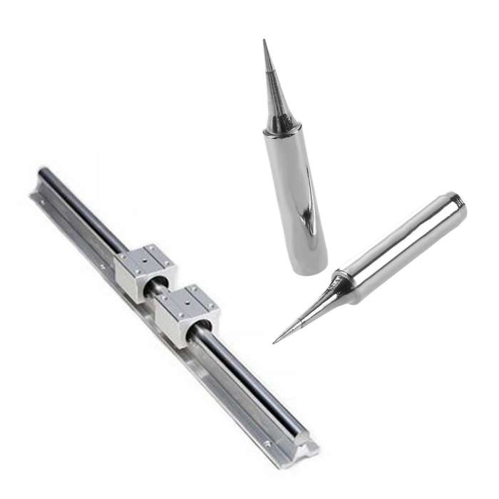 1pcs Linear Guide Rail 500mm +2pcs Linear Bearing 12mm Slide Blocks