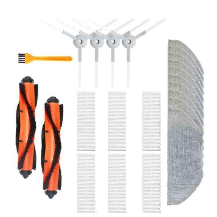 Main Brush Side Brush Hepa Filter Mop Cloth Spare for Xiaomi Mijia G1