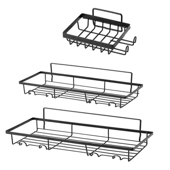 Shower Shelf Organizer (2 Pack),no Drilling Wall Mount Shower Storage