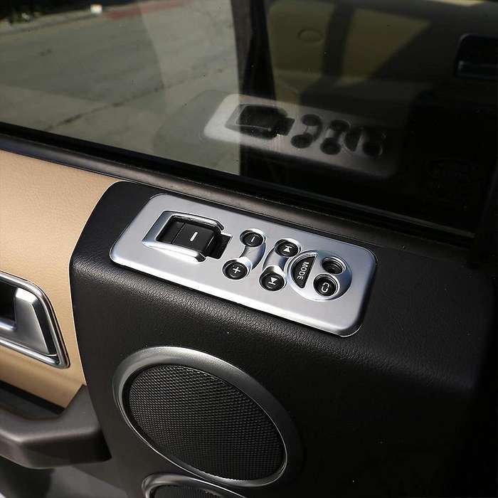 Car Window Lift Switch Button Control Panel Frame Cover Trim