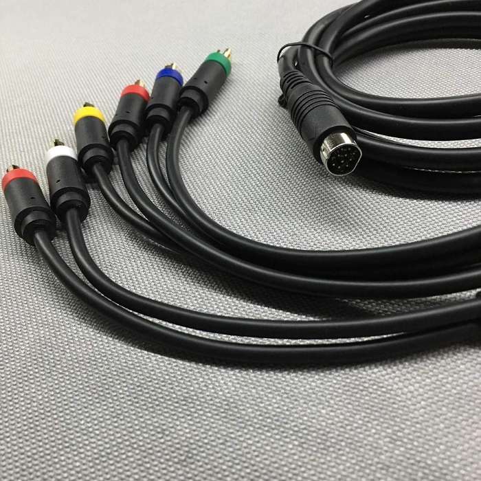 Rgbs Color Monitor Special Line Sega Saturn, Composite Cable