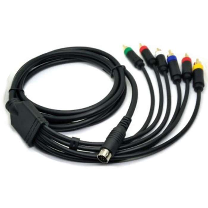 Rgbs Color Monitor Special Line Sega Saturn, Composite Cable