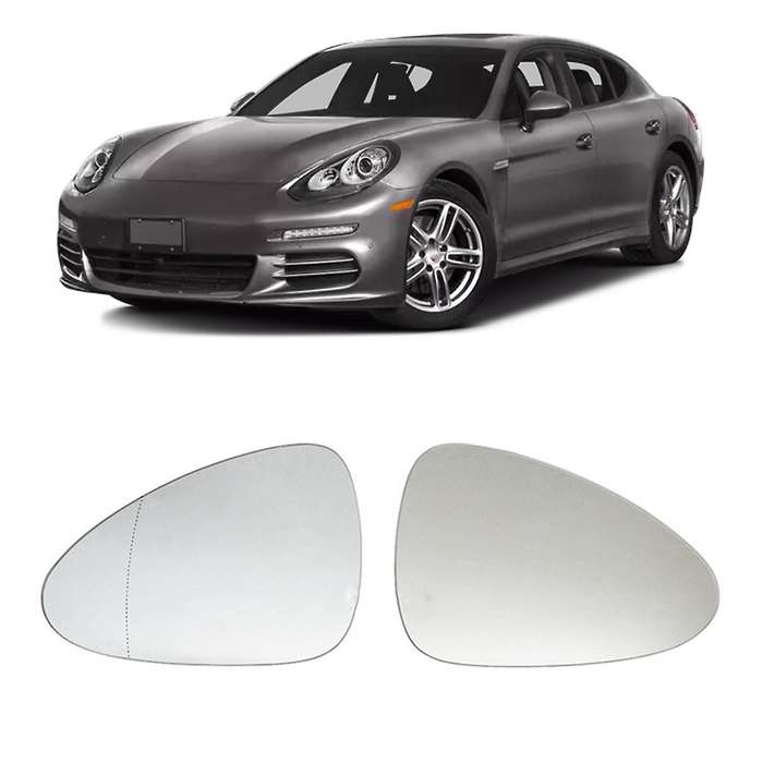 Right Door Wing Side Mirror Glass Heated for -porsche