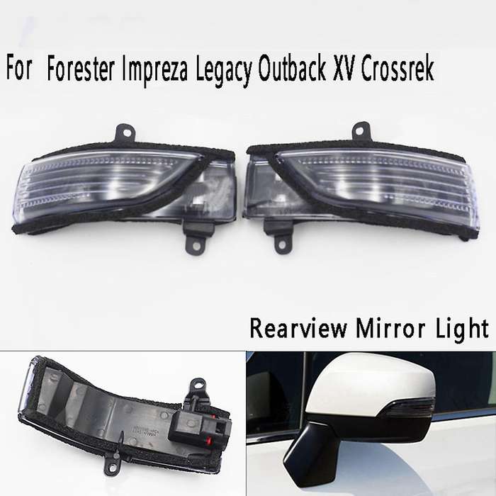 1 Pair Side Mirror Turn Signal Blinker Rearview Mirror Light