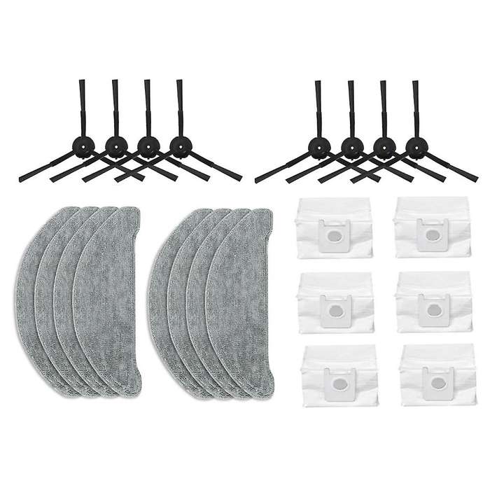 22pcs Washable Hepa Filter Side Brush Dust Bag for Roidmi Eve Plus