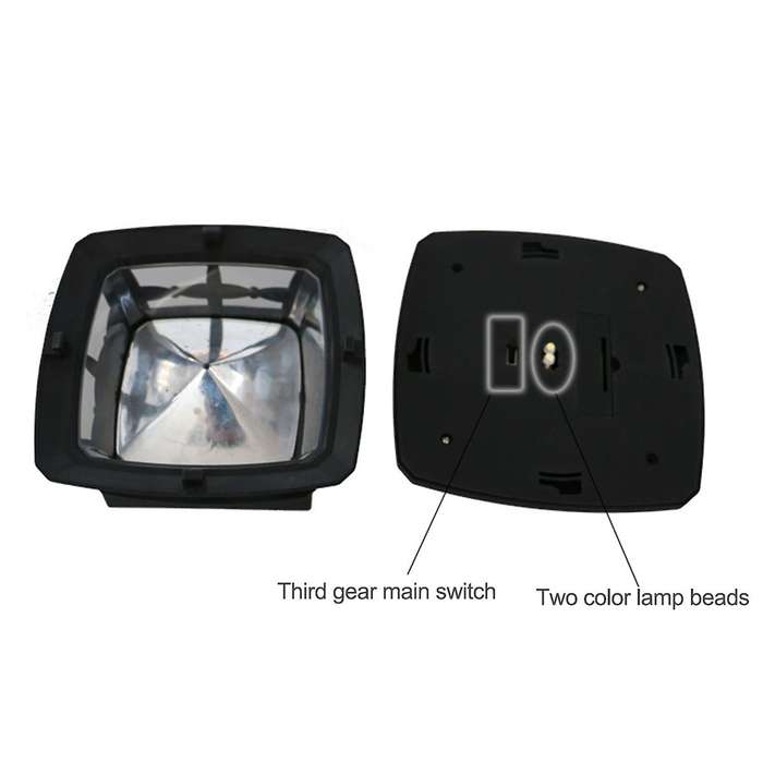 Solar Outdoor Post Cap Lights - One-size-fits-all Base White