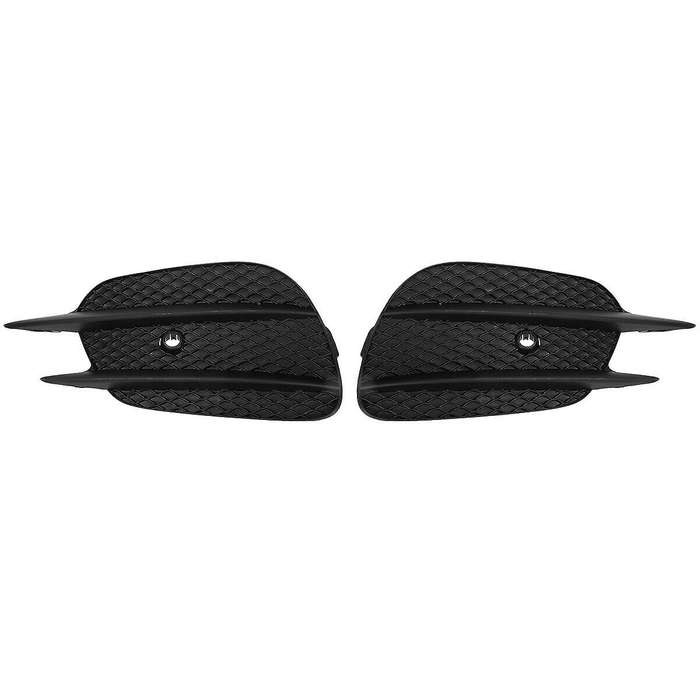 2x Front Bumper Fog Light Grill Cover for Mercedes Benz E Class 16-20