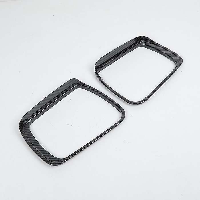 Car Rearview Mirror Rain Eyebrow for Dodge Ram 2018-2022,carbon Fiber