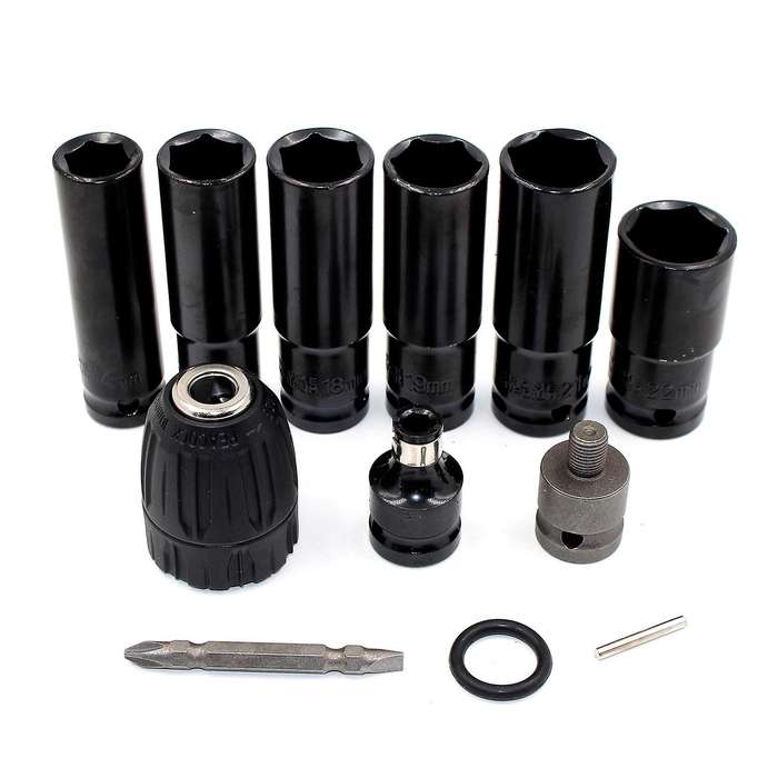12 In 1 Screwdriver Hex Socket Head Set for Impact Wrench Drill