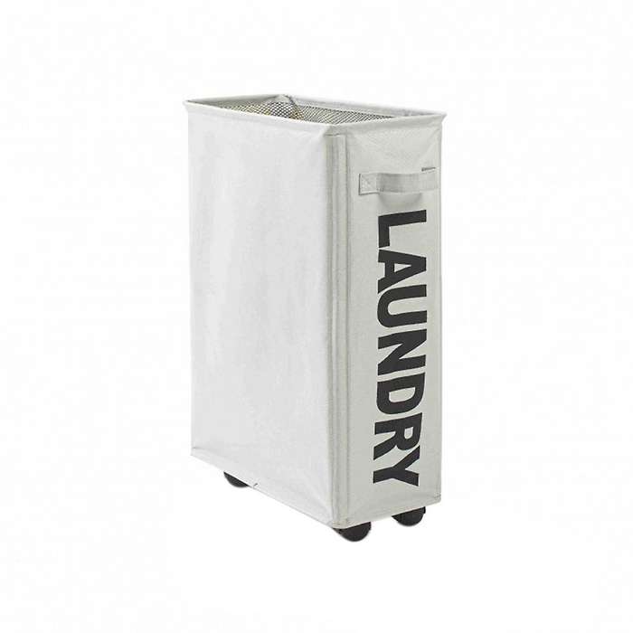 Oxford Laundry Basket with Wheels Multi-functional Corner Slim-b