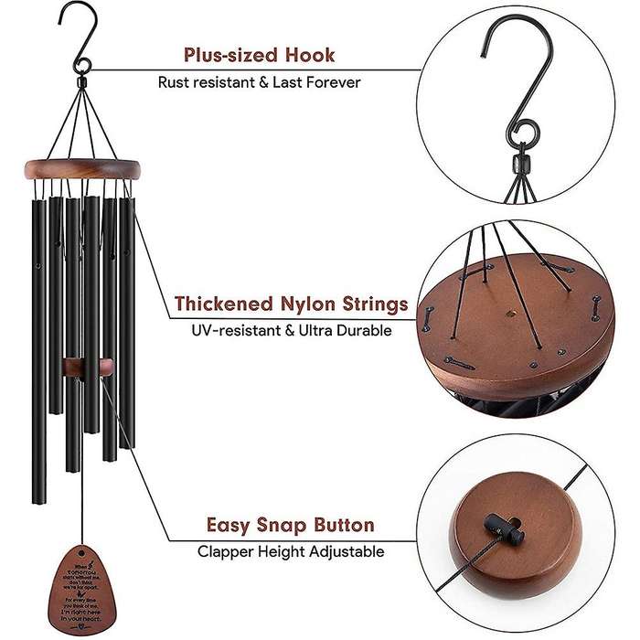 Sympathy Wind Chimes, Memorial Wind Chimes
