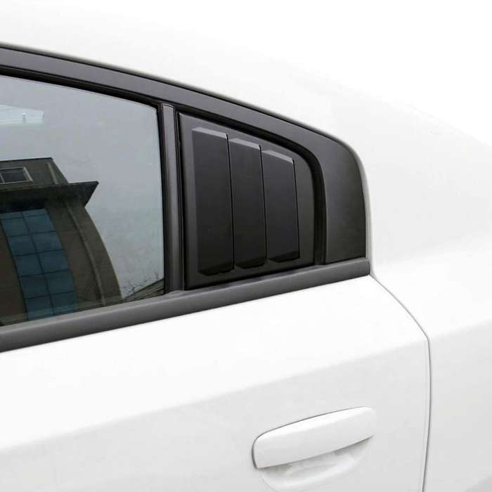 For Dodge Car Rear Side Window Shutters Blinds Quarter Louver