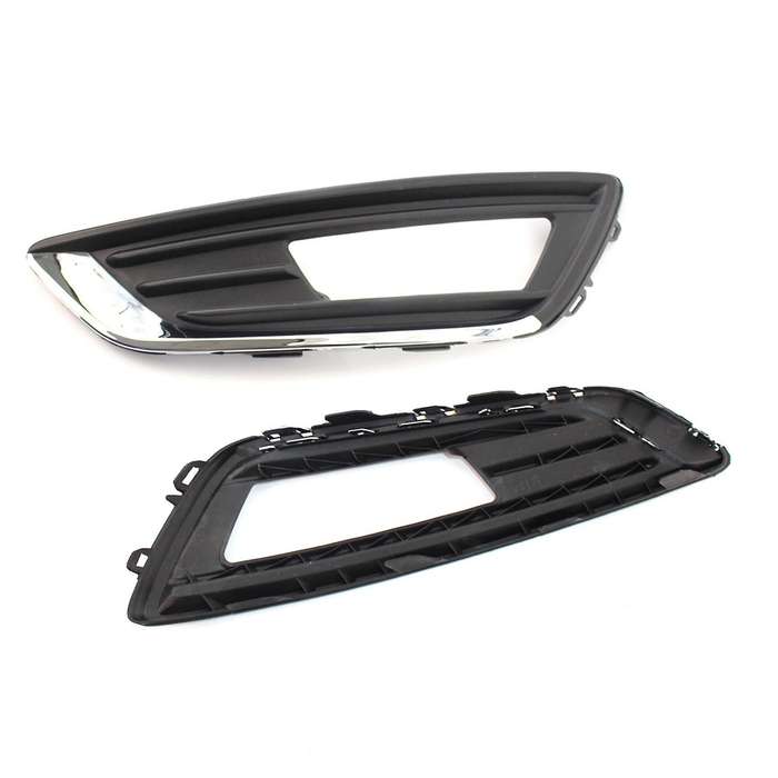 Front Bumper Side Air Vent Lamp Intake Frame Bezel Cap Trim