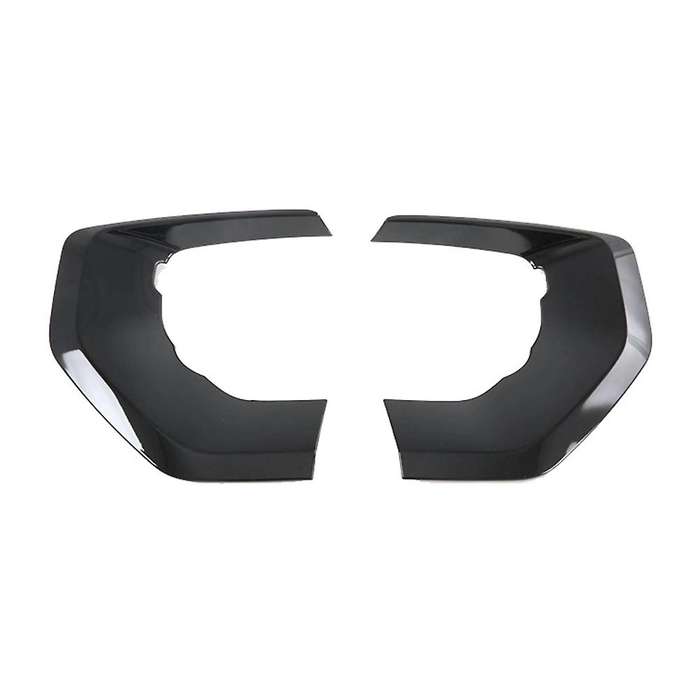 Glossy Black Front Bumper Spoiler Covers Trim for Kia Mohave 20-22