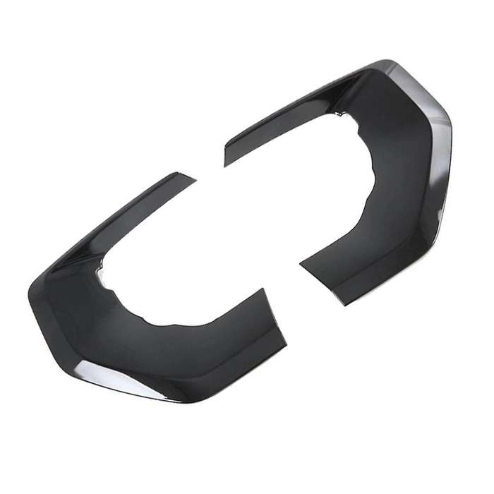 Glossy Black Front Bumper Spoiler Covers Trim for Kia Mohave 20-22