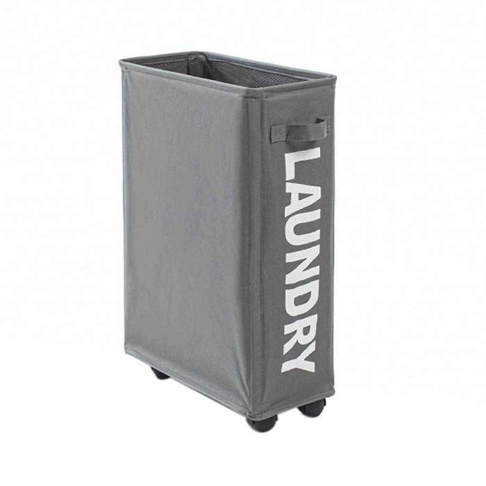 Oxford Laundry Basket with Wheels Multi-functional Corner Slim-c