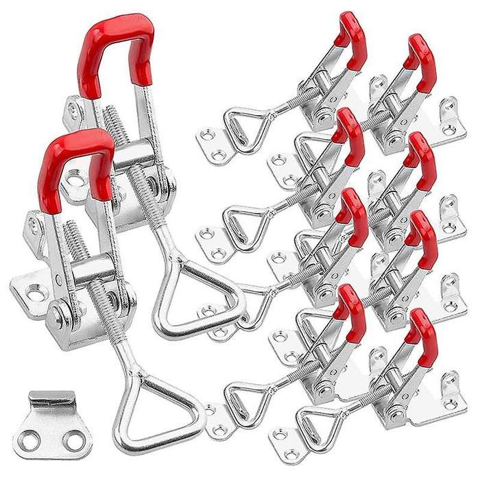 10pcs Adjustable Toggle Clamp, Gh-4002 Lockable Quick Release Latch