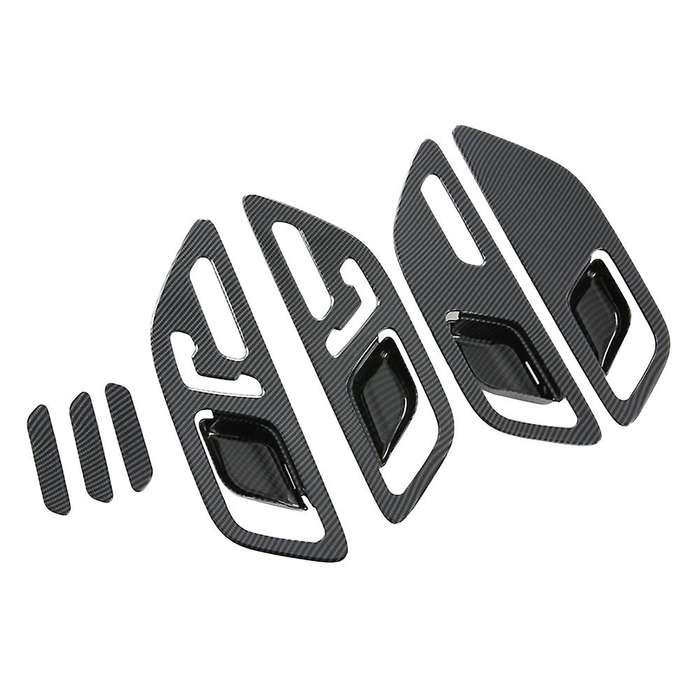 For Mercedes Benz C Class Carbon Fiber Car Inner Handle Bowl Cover