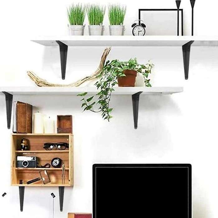 20 Pack Metal Shelf Bracket Iron L J Bracket Wall Angel Corner Brace